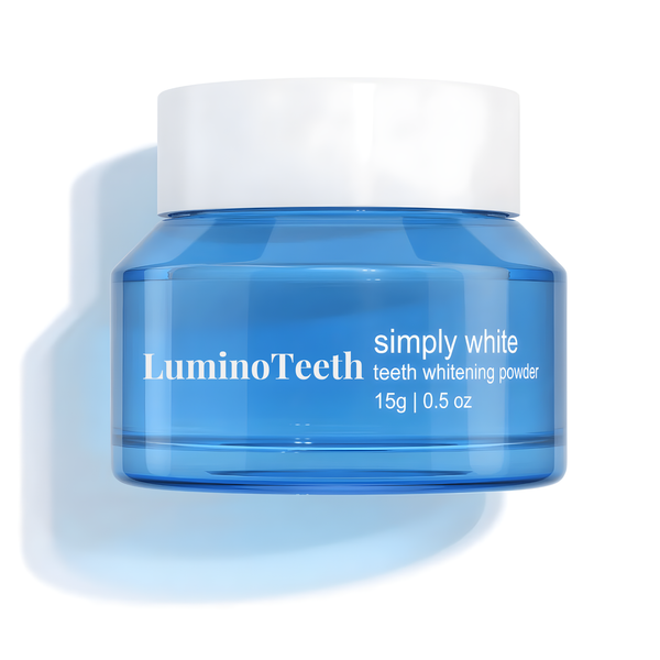 LuminoTeeth simply white teeth whitening powder 15g | 0.5 oz