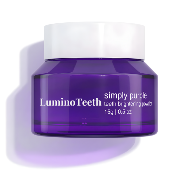 LuminoTeeth simply purple teeth brightening powder 15g | 0.5 oz