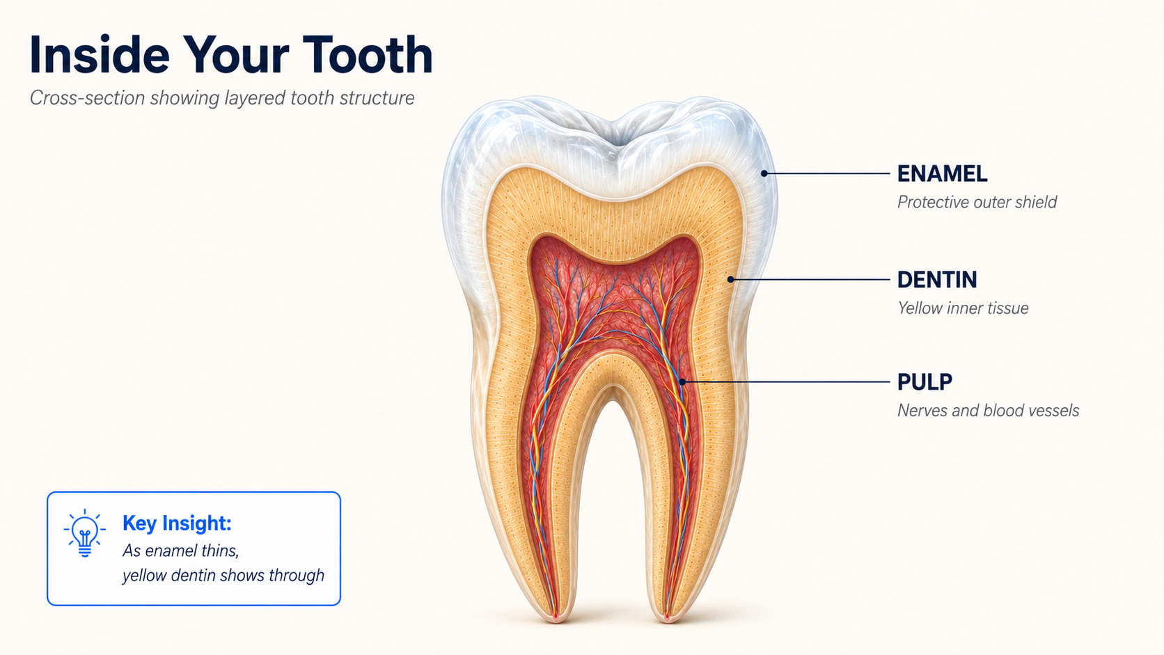 Inside your tooth anatomy diagram